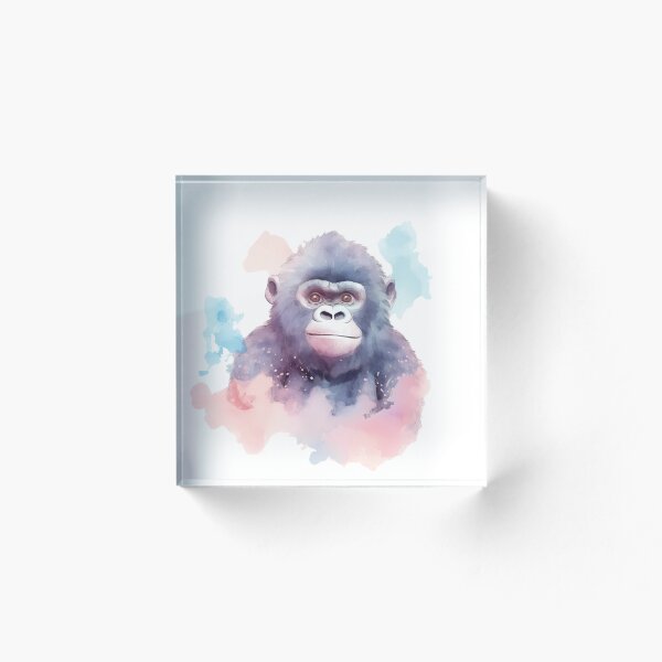Item preview, Cute Watercolor Gorilla designed and sold by Jdelgado813.