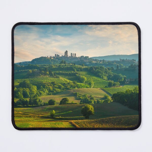 Item preview, The countryside of San Gimignano at sunset. Tuscany, Italy designed and sold by Stefano Orazzini.
