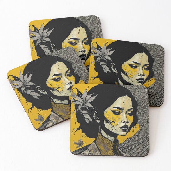 Item preview, ILUSTRACION DE MUJER JAPONESA EMPODERADA 2 designed and sold by UTOPIKA.
