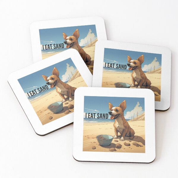 Item preview,  I eat sand funny dog designed and sold by Lab4YourStyle.