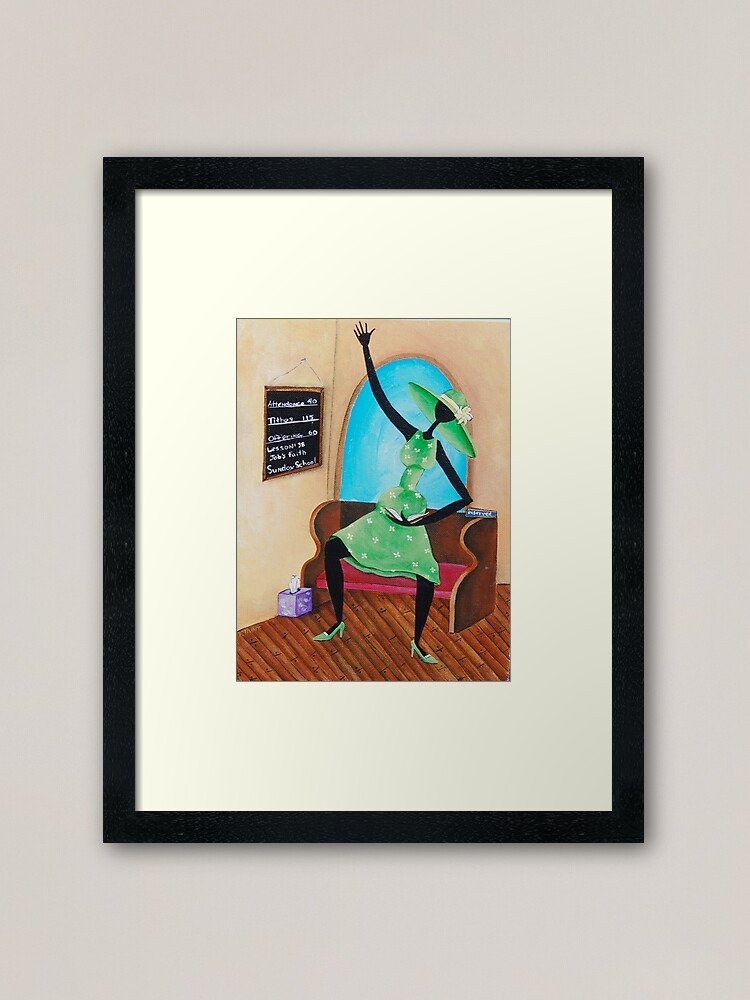 Alternate view of Bring That Word! Framed Art Print