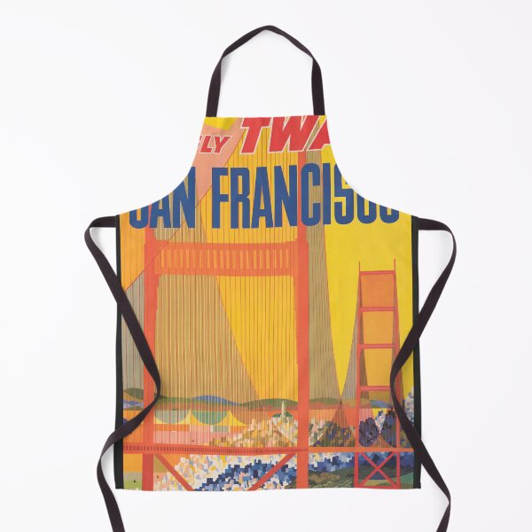 Item preview, STK502169A-Vintage travel poster for Trans World Airlines flights to San Francisco. designed and sold by StocktrekImages.
