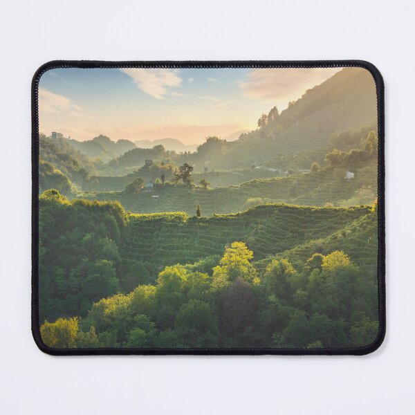 Item preview, Prosecco Hills vineyards at sunset. Veneto, Italy designed and sold by Stefano Orazzini.