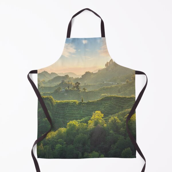 Item preview, Prosecco Hills vineyards at sunset. Veneto, Italy designed and sold by Stefano Orazzini.