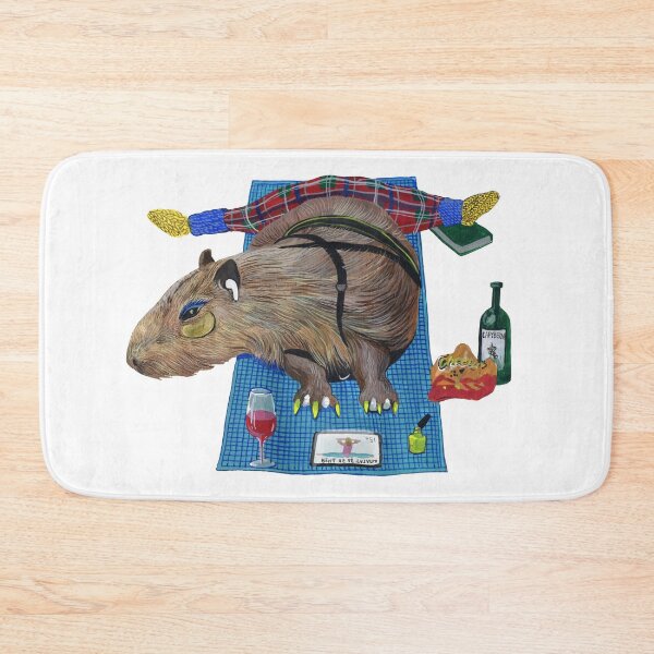 Item preview, Capybara Workout designed and sold by Ekaterina Khozatskaya.