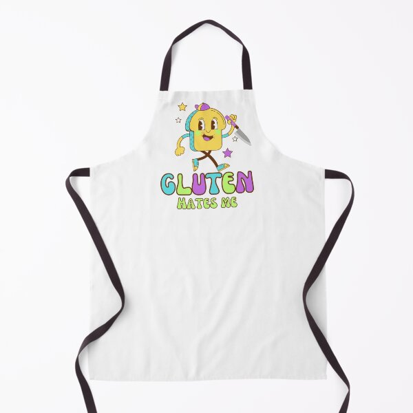 Item preview, Gluten Hates Me Knife (retro neon) designed and sold by CeliacAmnesiac.