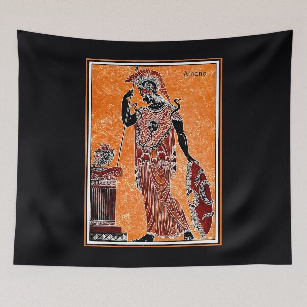 Item preview, ATHENA  Vintage Greek Goddess of War Print Postcard 	 designed and sold by jlnklikgvl61.
