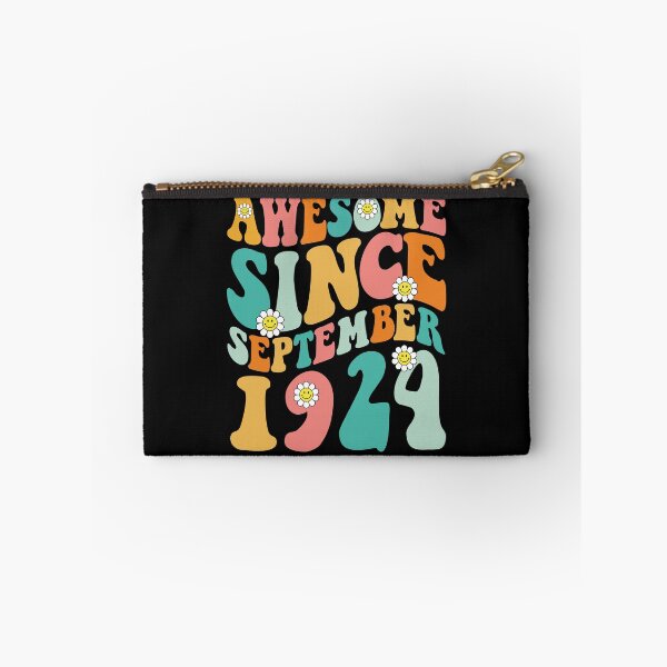 Item preview, Awesome Since September 1924 | Made In 1924 | Retro Groovy Birthday designed and sold by Christina-grich.