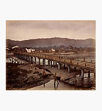 Samijio bridge, Kyoto, Japan Photographic Print