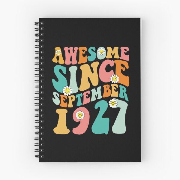 Item preview, Awesome Since September 1927 | Made In 1927 | Retro Groovy Birthday designed and sold by Christina-grich.