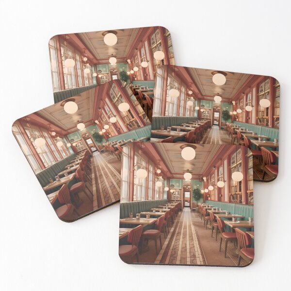Item preview, Bon Appétit -Retro Parisian Brasserie - Old French Glamour Restaurants  designed and sold by PastelPalaceCo.