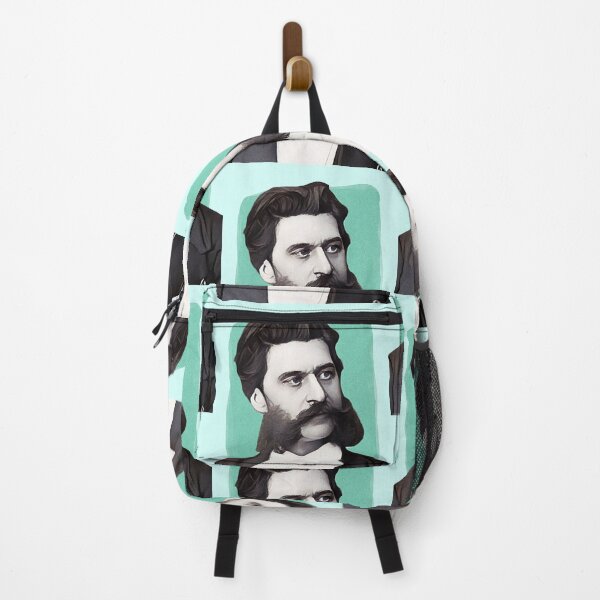 Item preview, Austrian Composer Johann Strauss II - pistachio - illustration designed and sold by Litstoy.