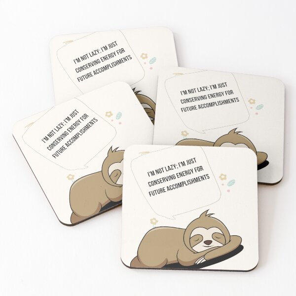 Item preview, I am not lazy; designed and sold by UrmiCreation.