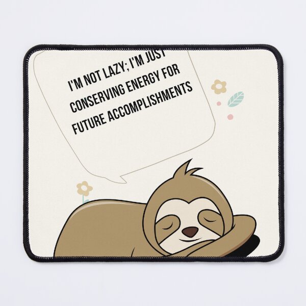 Item preview, I am not lazy; designed and sold by UrmiCreation.