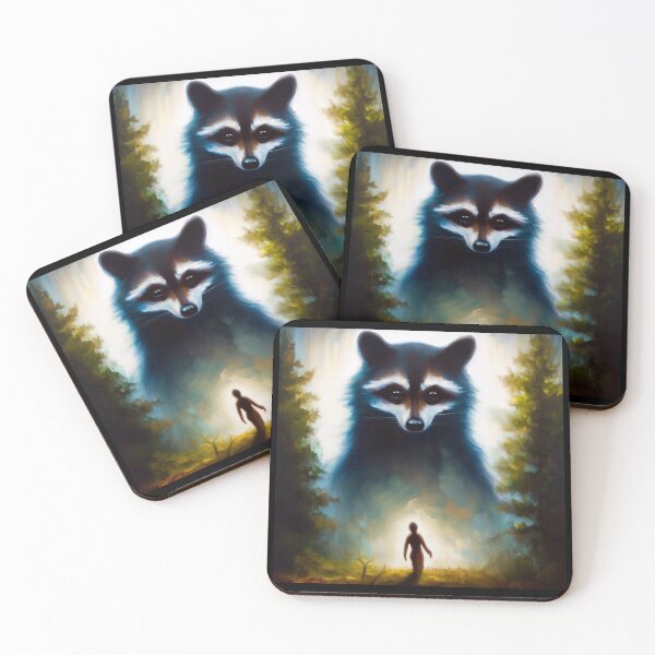 Item preview, Spirit Animal Raccoon 2 designed and sold by CrankyOldDude.