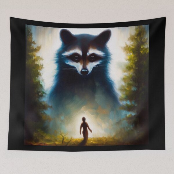 Item preview, Spirit Animal Raccoon 2 designed and sold by CrankyOldDude.