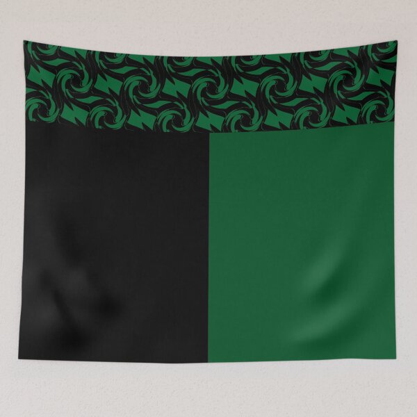Item preview, Abstract combo black and green decor designed and sold by fuzzyfox.