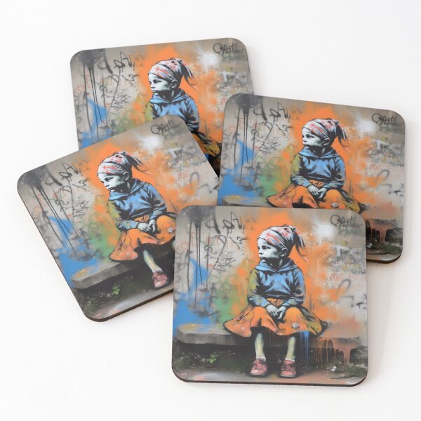 Item preview, Banksy rufuge kids -1 designed and sold by aquinavortex.