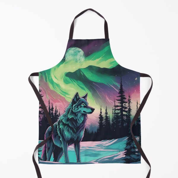 Item preview, Wolf During Northern Lights designed and sold by Design-Illusi0n.