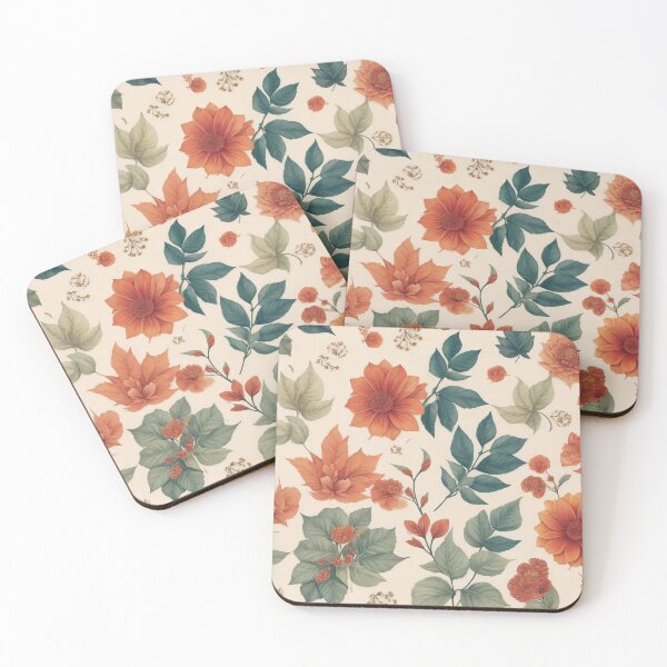 Item preview, #8 "Nature-Inspired Design: Harmonious Patterns of Leaves, Flowers, and Waves for Soothing Aesthetics" designed and sold by CyberCollective.