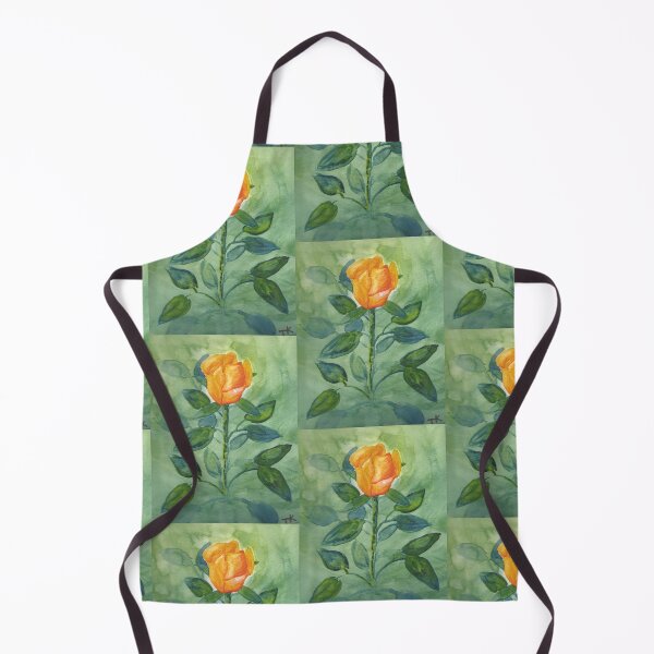 Item preview, Yellow rose on a green background designed and sold by Anmioma.