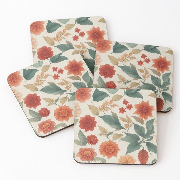 Item preview, #9 "Nature-Inspired Design: Harmonious Patterns of Leaves, Flowers, and Waves for Soothing Aesthetics" designed and sold by CyberCollective.