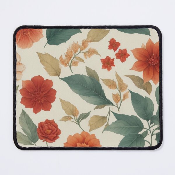 Item preview, #9 "Nature-Inspired Design: Harmonious Patterns of Leaves, Flowers, and Waves for Soothing Aesthetics" designed and sold by CyberCollective.