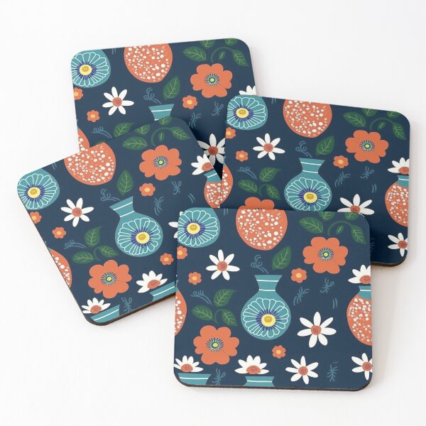 Item preview, Estampado de flores sencillo designed and sold by AniaPatterns.