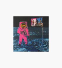 Andy Warhol Moon Walk high quality print Art Board
