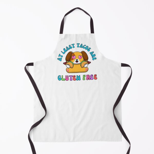 Item preview, At Least Tacos are Gluten Free Cute Puppy designed and sold by CeliacAmnesiac.