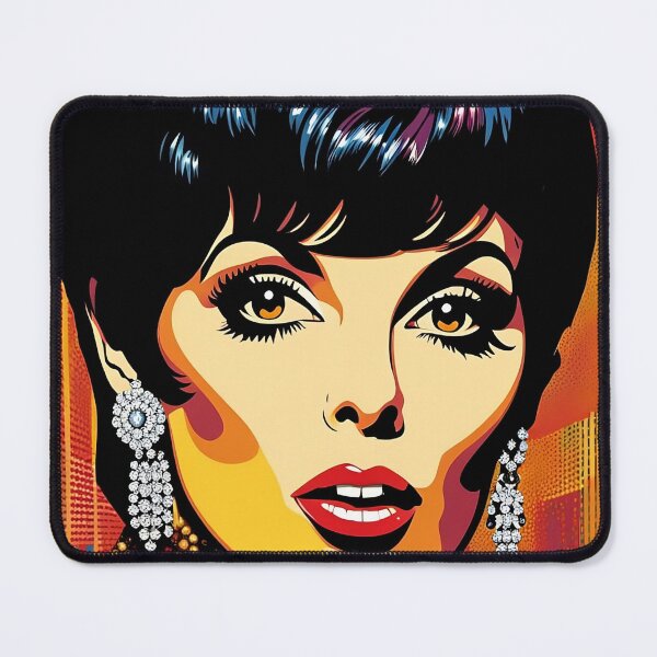 Item preview, Liza Minnelli portrait pop art retro designed and sold by 69trends.