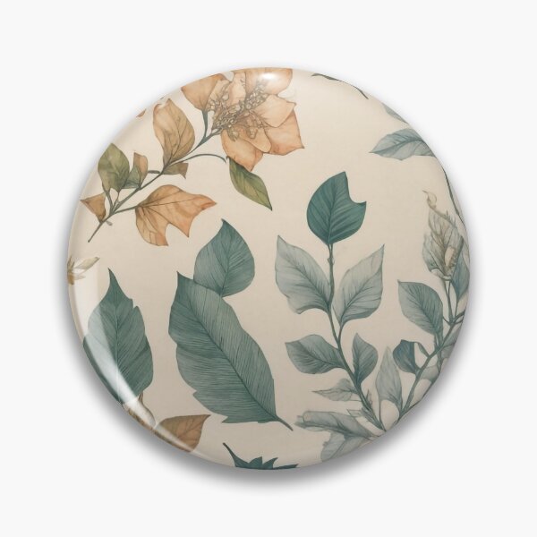 Item preview, #11 "Nature-Inspired Design: Harmonious Patterns of Leaves, Flowers, and Waves for Soothing Aesthetics" designed and sold by CyberCollective.