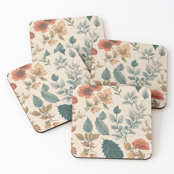 Item preview, #11 "Nature-Inspired Design: Harmonious Patterns of Leaves, Flowers, and Waves for Soothing Aesthetics" designed and sold by CyberCollective.