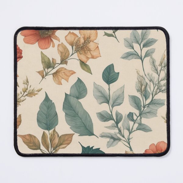 Item preview, #11 "Nature-Inspired Design: Harmonious Patterns of Leaves, Flowers, and Waves for Soothing Aesthetics" designed and sold by CyberCollective.