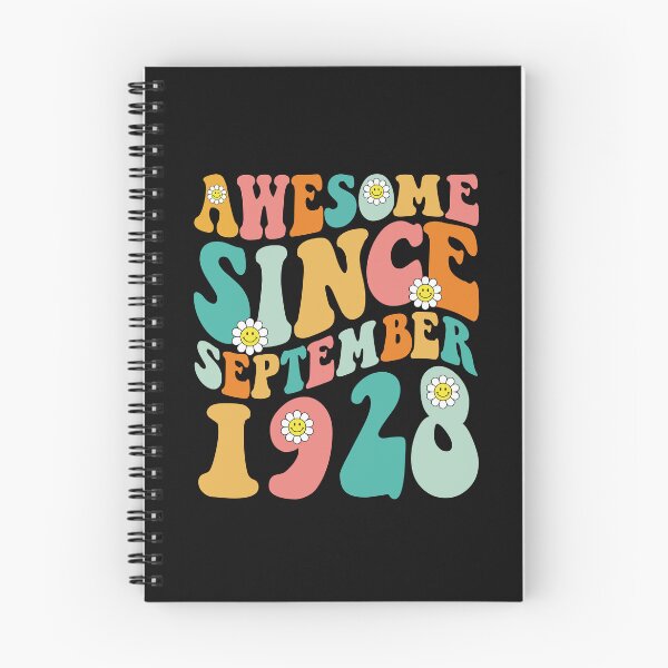 Item preview, Awesome Since September 1928 | Made In 1928 | Retro Groovy Birthday designed and sold by Christina-grich.