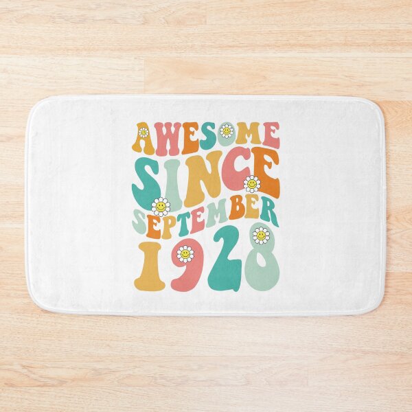 Item preview, Awesome Since September 1928 | Made In 1928 | Retro Groovy Birthday designed and sold by Christina-grich.