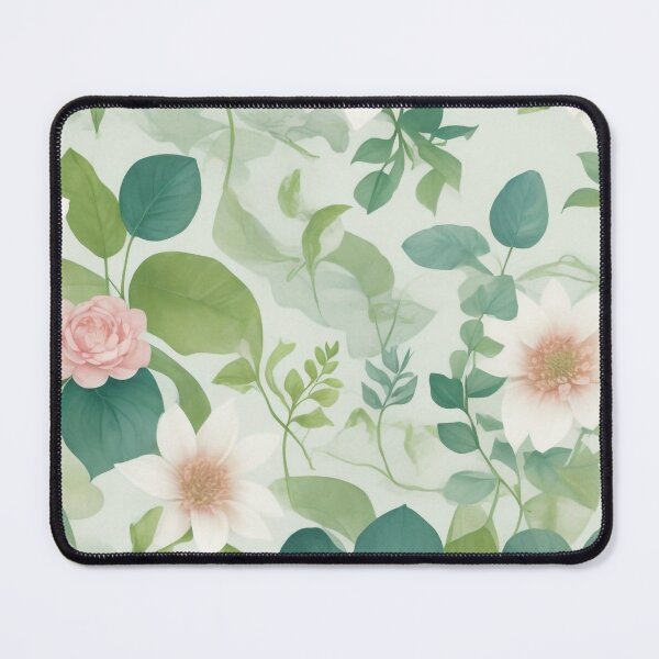 Item preview, #12 "Nature-Inspired Design: Harmonious Patterns of Leaves, Flowers, and Waves for Soothing Aesthetics" designed and sold by CyberCollective.