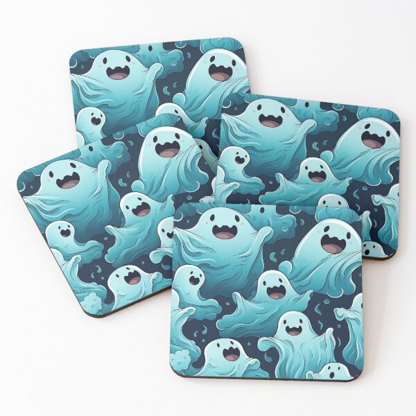 Item preview, Cute Friendly Ghosts, Scary Boo, Fun Kids Design designed and sold by PurpleRedPurple.