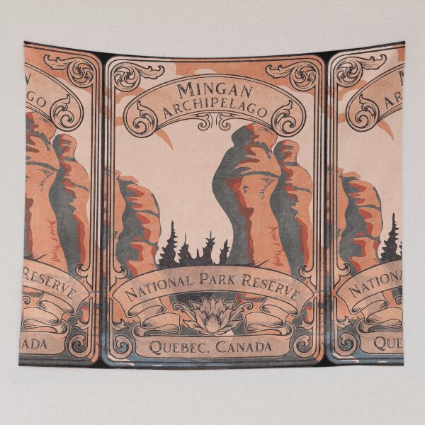 Item preview, Mingan Archipelago National Park Canada Vintage designed and sold by JordanHolmes.