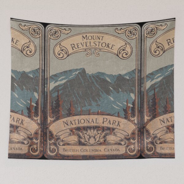 Item preview, Mount Revelstoke National Park Canada Vintage designed and sold by JordanHolmes.