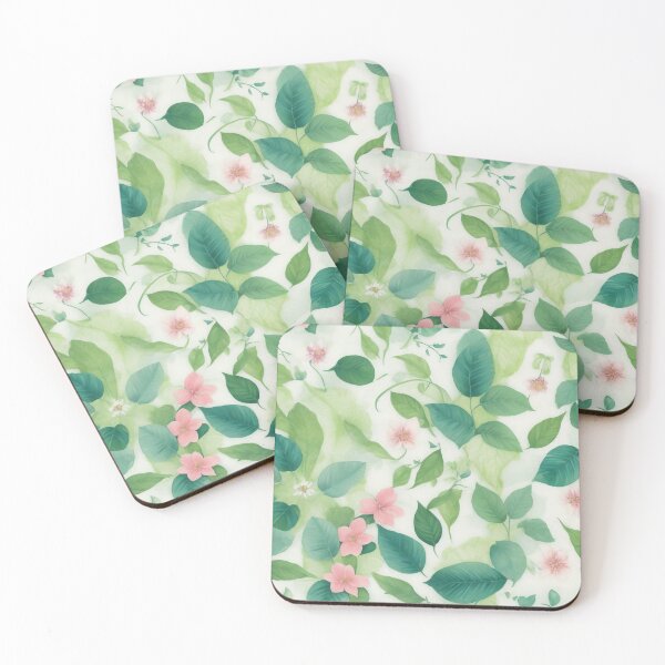 Item preview, #13 "Nature-Inspired Design: Harmonious Patterns of Leaves, Flowers, and Waves for Soothing Aesthetics" designed and sold by CyberCollective.