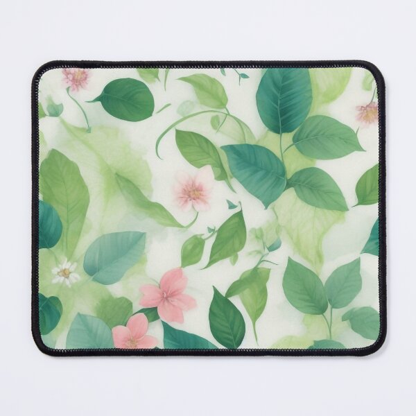 Item preview, #13 "Nature-Inspired Design: Harmonious Patterns of Leaves, Flowers, and Waves for Soothing Aesthetics" designed and sold by CyberCollective.