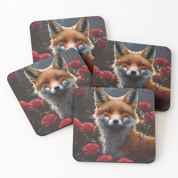 Item preview, Fox Between Roses designed and sold by Design-Illusi0n.