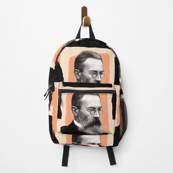 Item preview, Russian Composer Nikolai Rimsky-Korsakov - orange - illustration  designed and sold by Litstoy.