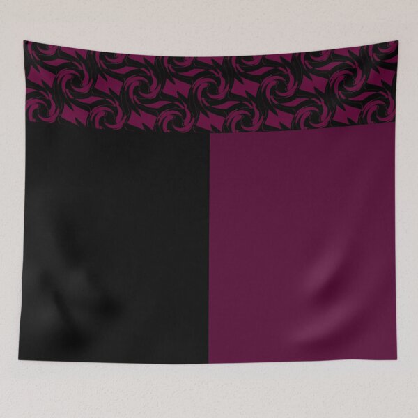 Item preview, Abstract combo black and Burgundy decor designed and sold by fuzzyfox.