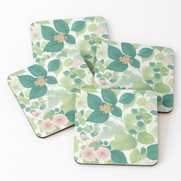Item preview, #14 "Nature-Inspired Design: Harmonious Patterns of Leaves, Flowers, and Waves for Soothing Aesthetics" designed and sold by CyberCollective.
