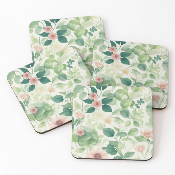 Item preview, #15 "Nature-Inspired Design: Harmonious Patterns of Leaves, Flowers, and Waves for Soothing Aesthetics" designed and sold by CyberCollective.