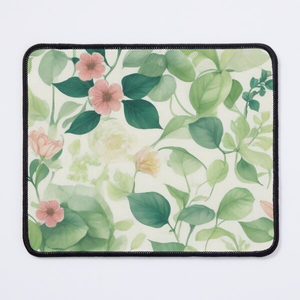 Item preview, #15 "Nature-Inspired Design: Harmonious Patterns of Leaves, Flowers, and Waves for Soothing Aesthetics" designed and sold by CyberCollective.