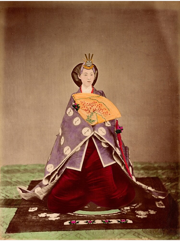 Meiji empress Shoken, Japan, 1873 by Fletchsan