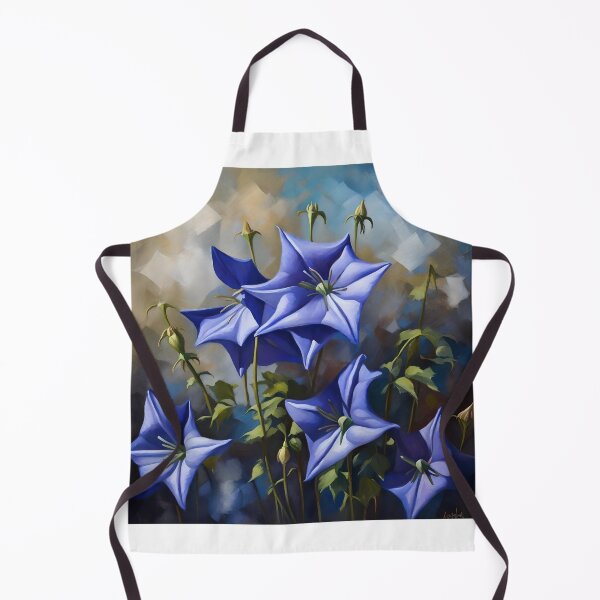 Item preview, Digital Campanula Floral Oil Painting designed and sold by MySupplemental.